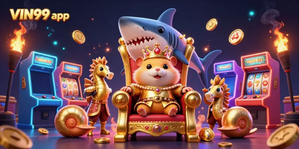 Enjoy exhilarating gameplay with the VIN99 app, featuring vibrant casino elements and 3D visuals.