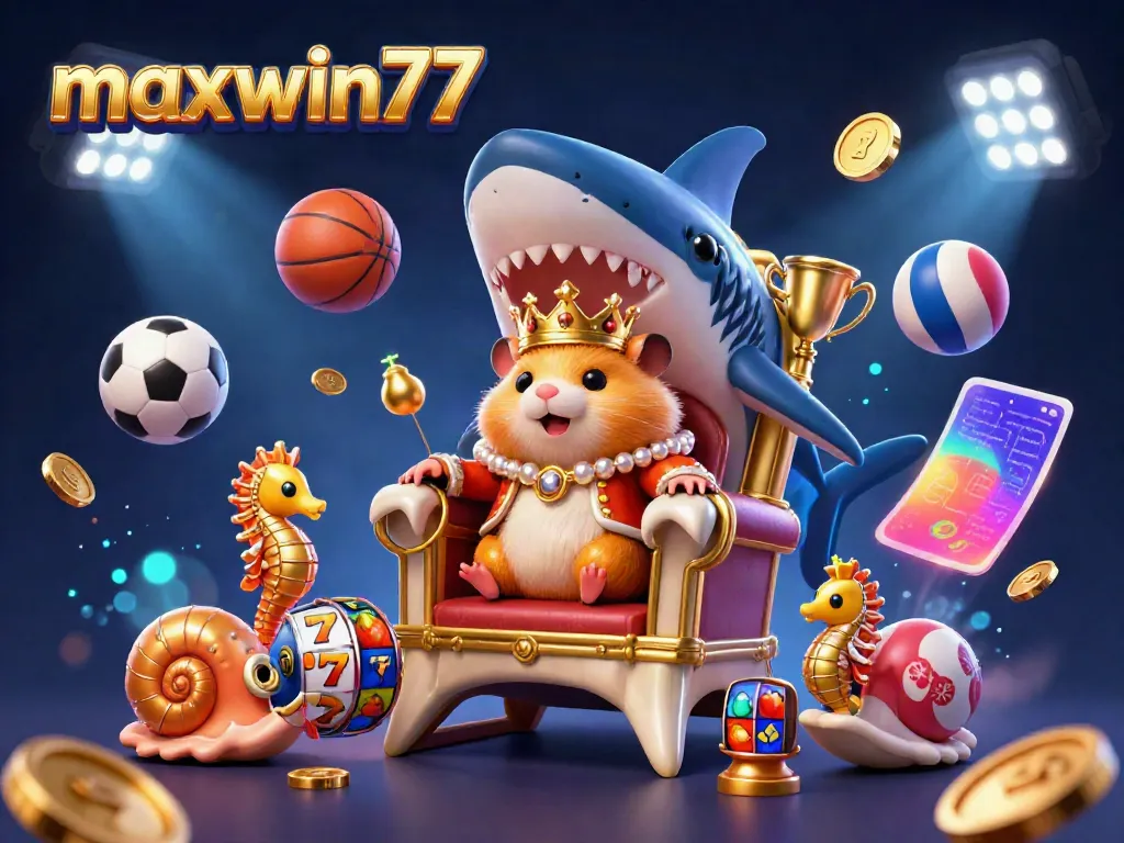 Experience the excitement of maxwin77 with a fierce hamster king and dynamic casino action.