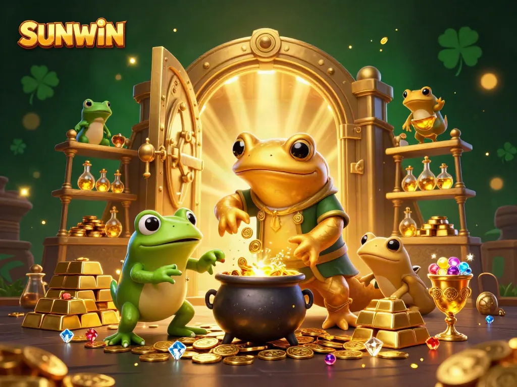 SUNWIN enhances your gaming experience with a magical depiction of alchemical riches and whimsical characters.