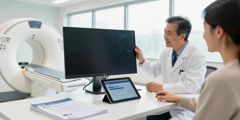 Besuch im Diagnostikzentrum Radiologie Wolfsburg mit freundlichem Fachpersonal.