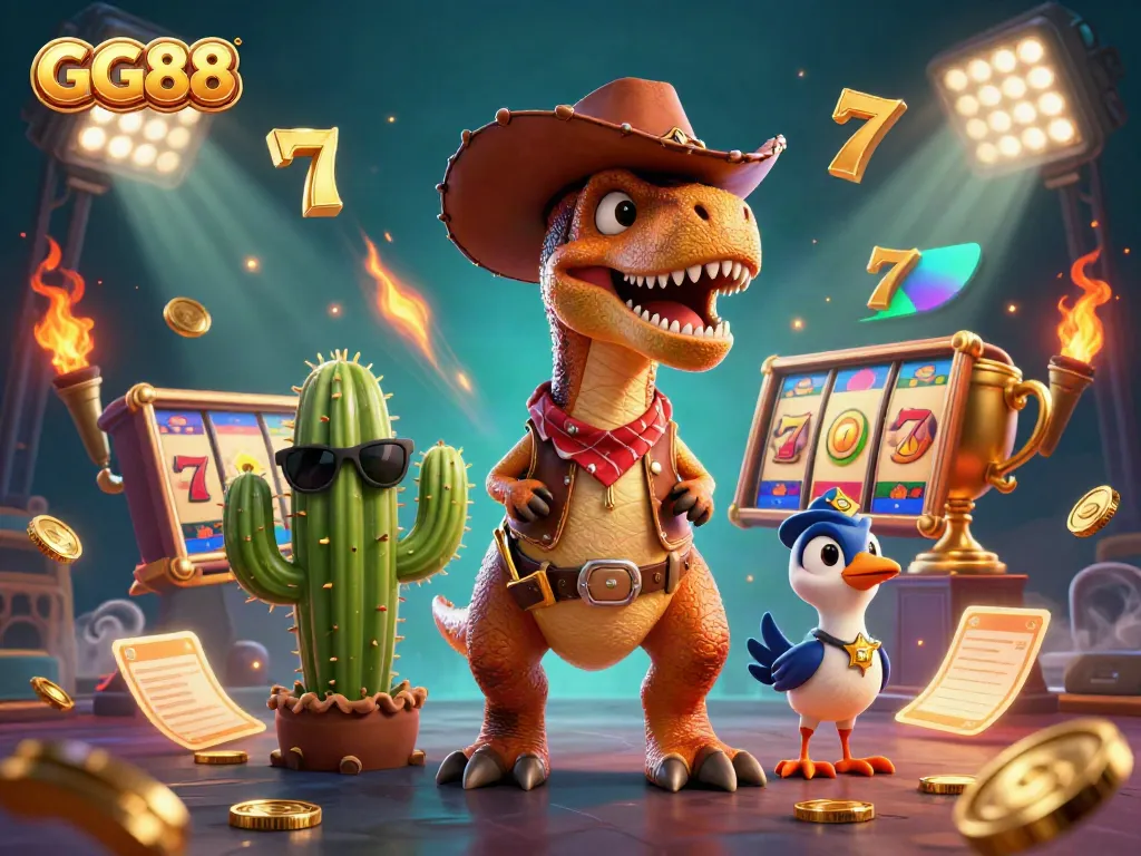 Win big at GG88 with your favorite slot games featuring dynamic characters and vibrant casino elements.