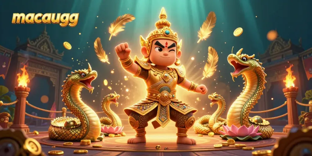 Experience the vibrant MacauGG gameplay in an immersive, dynamic casino scene.