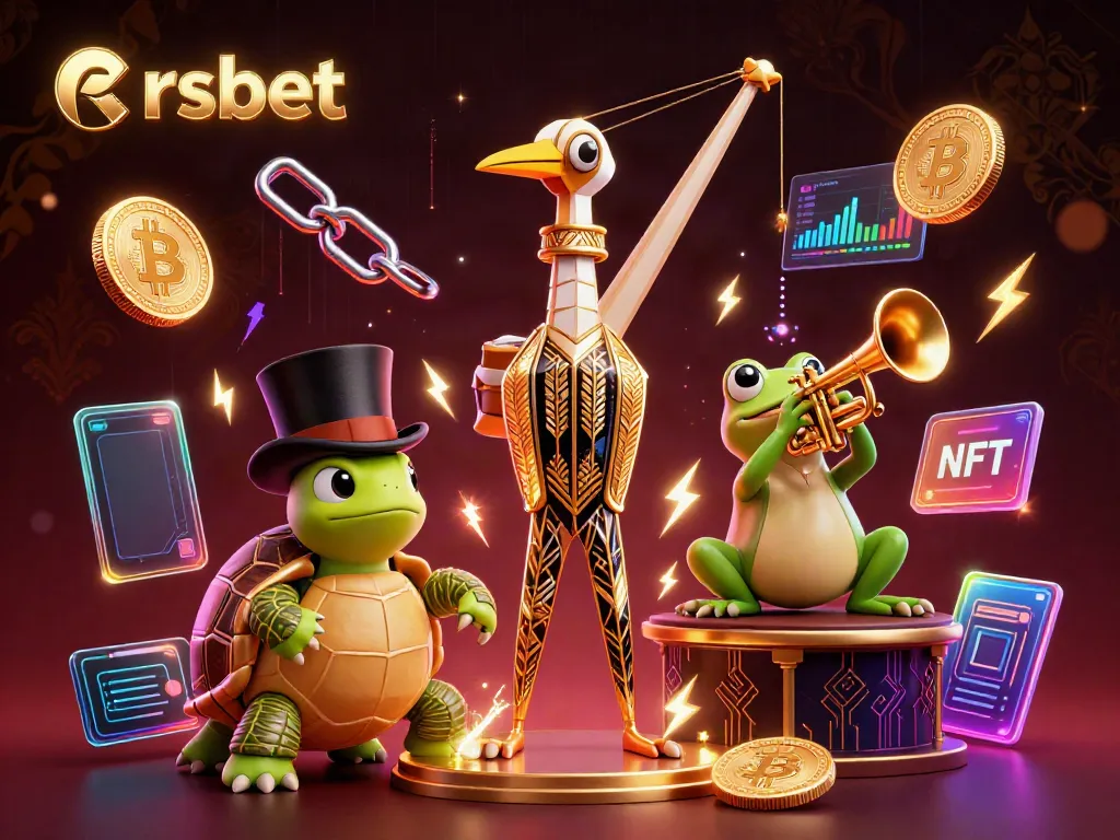 Experience top-tier gaming at RSBET with a vibrant casino scene featuring unique characters and elements.
